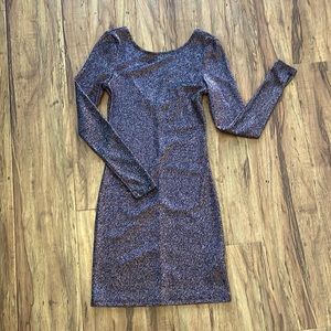 ✨NWOT✨ H&M Divided glittery bodycon dress